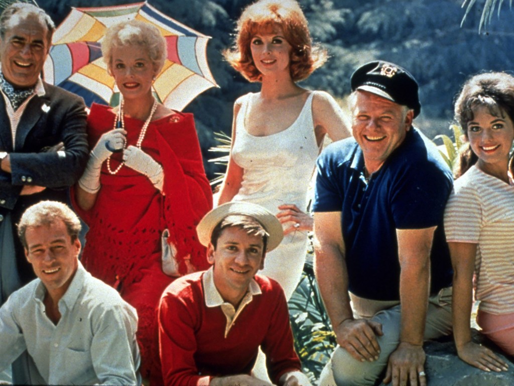Bob Denver and the cast of Gilligan's Island
