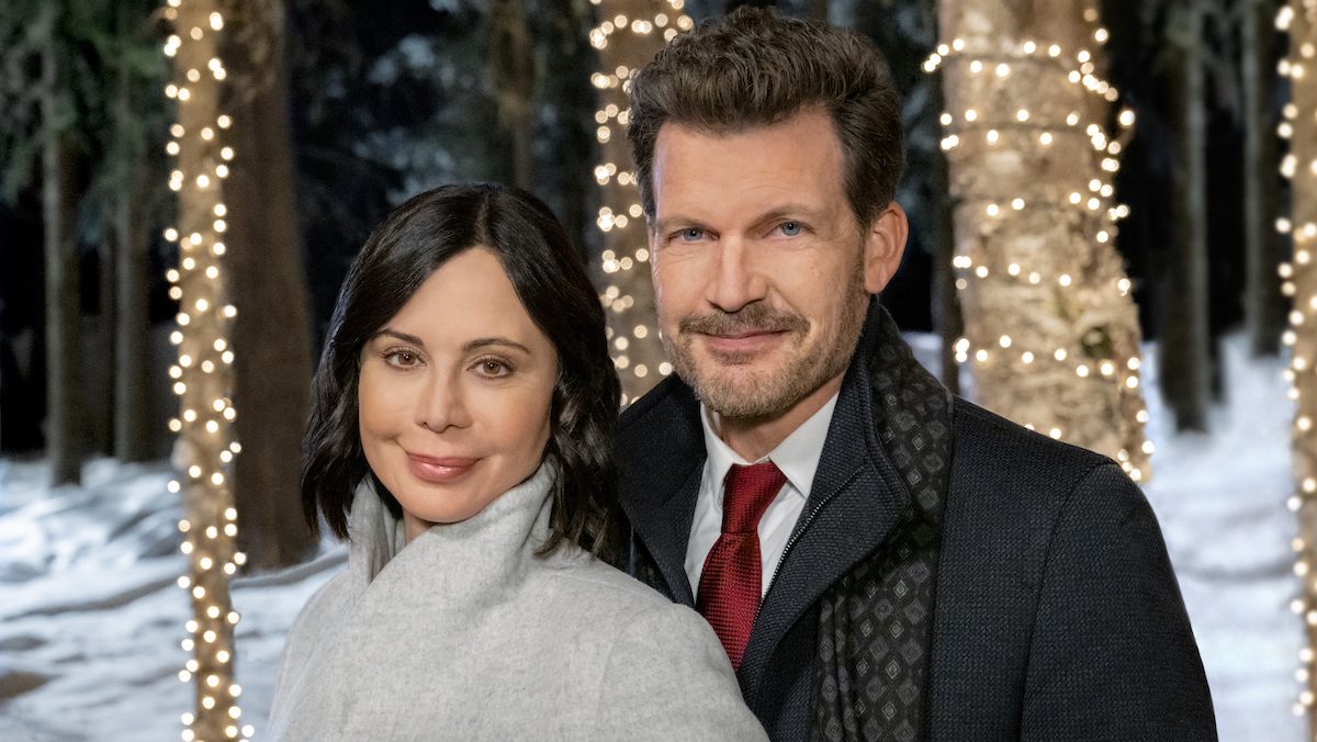 Catherine Bell and Mark Bellamy in Meet Me at Christmas, 2020
