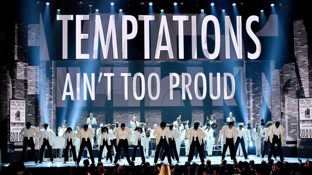 The cast of 'Ain't Too Proud' at the Tony Awards