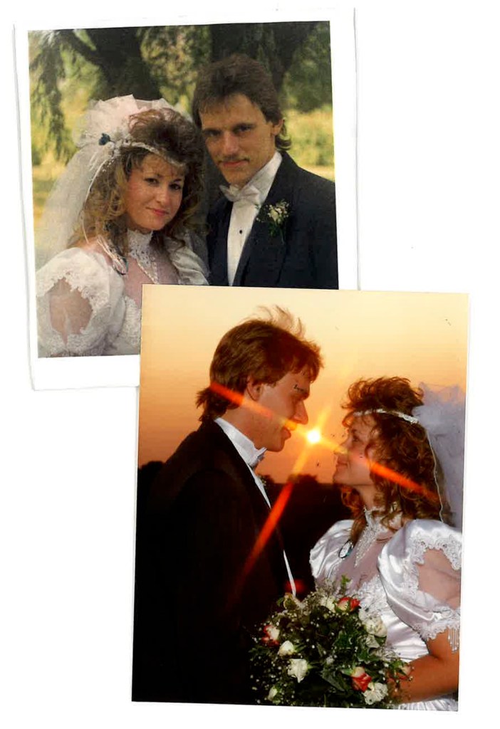 My Guardian Angel - Cece and Mark on their wedding day