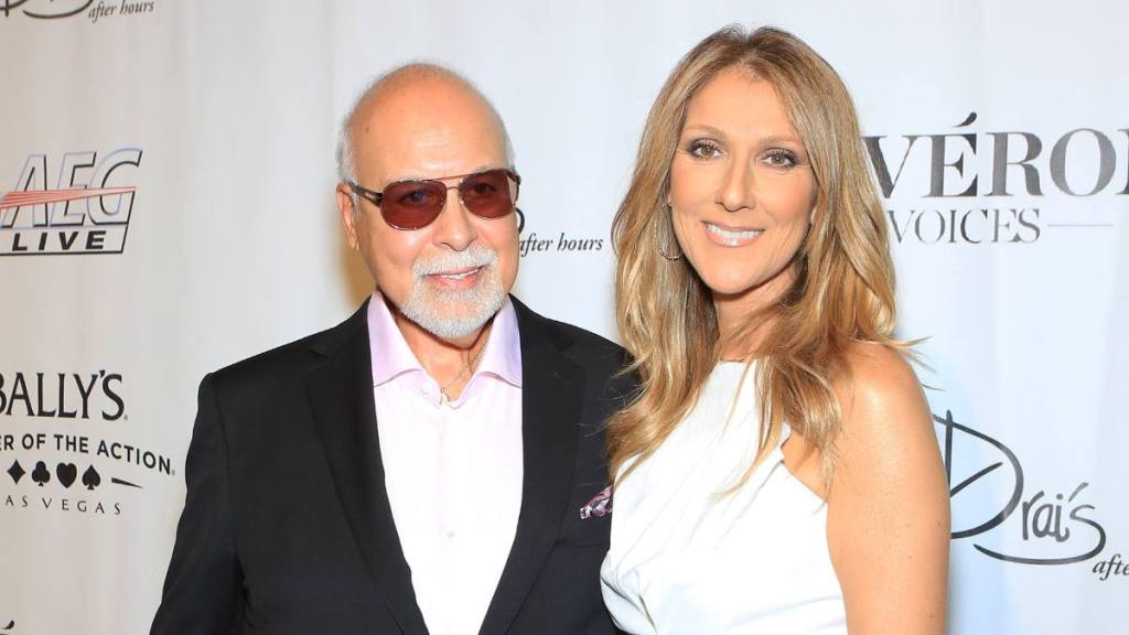 Celine Dion songs: Rene Angelil and Celine Dion in 2013 