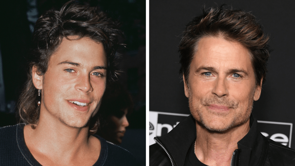 Rob Lowe Left: 1985; Right: 2023