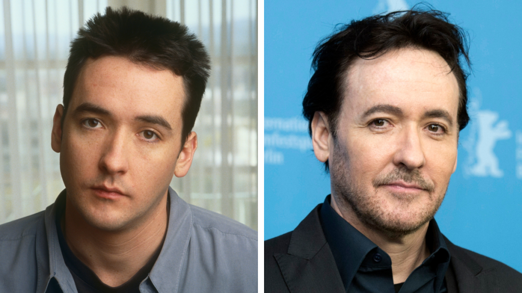 John Cusack in 1991 and 2016
