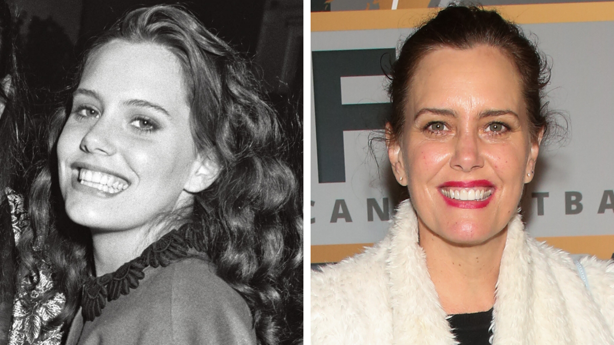 Ione Skye in 1989 and 2021