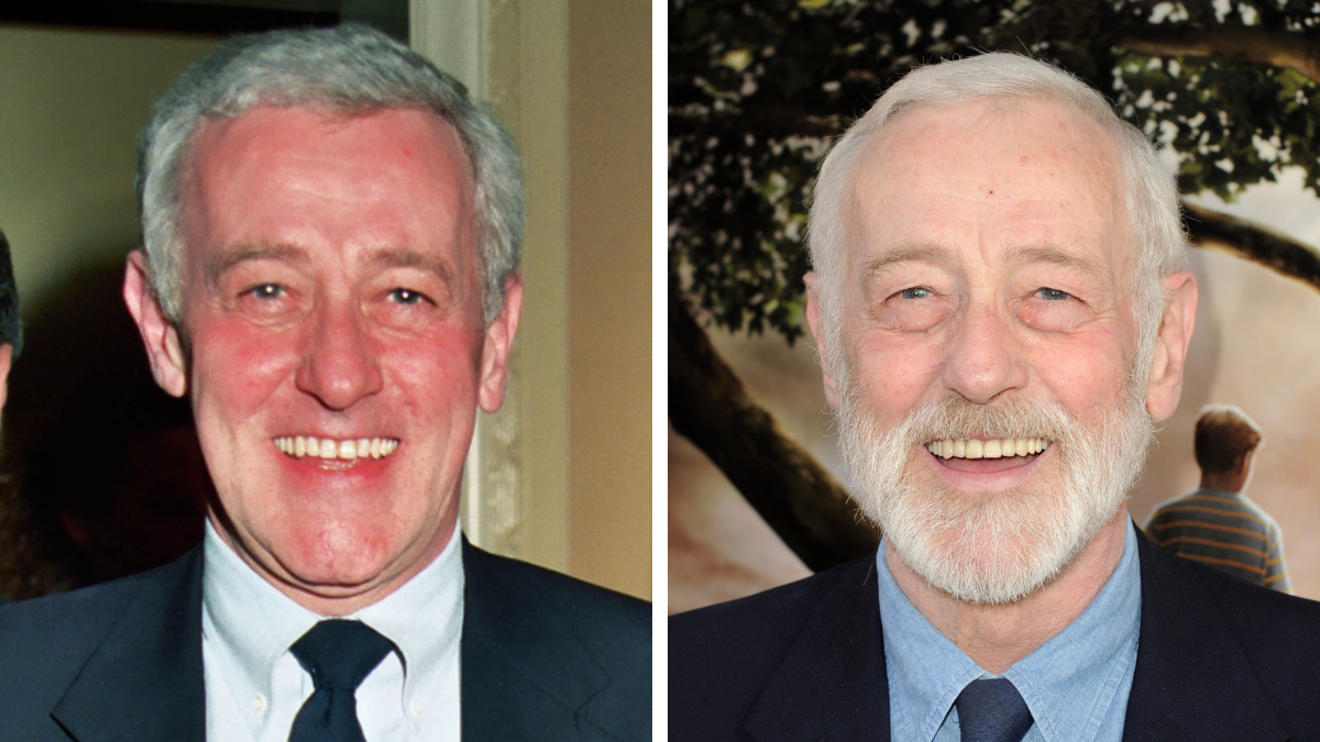 John Mahoney in 1994 and 2010
