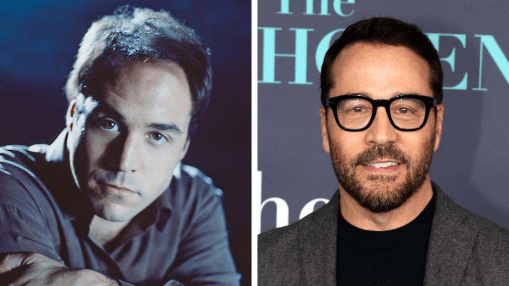 Jeremy Piven in 1993 and 2024 say anything cast