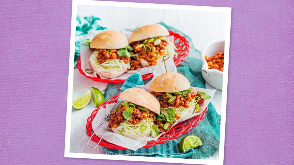 Beef and Bean Sliders (ground beef slow cooker recipes)