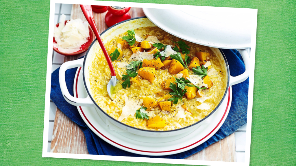 Butternut Squash Risotto (Vegetarian slow cooker recipes)