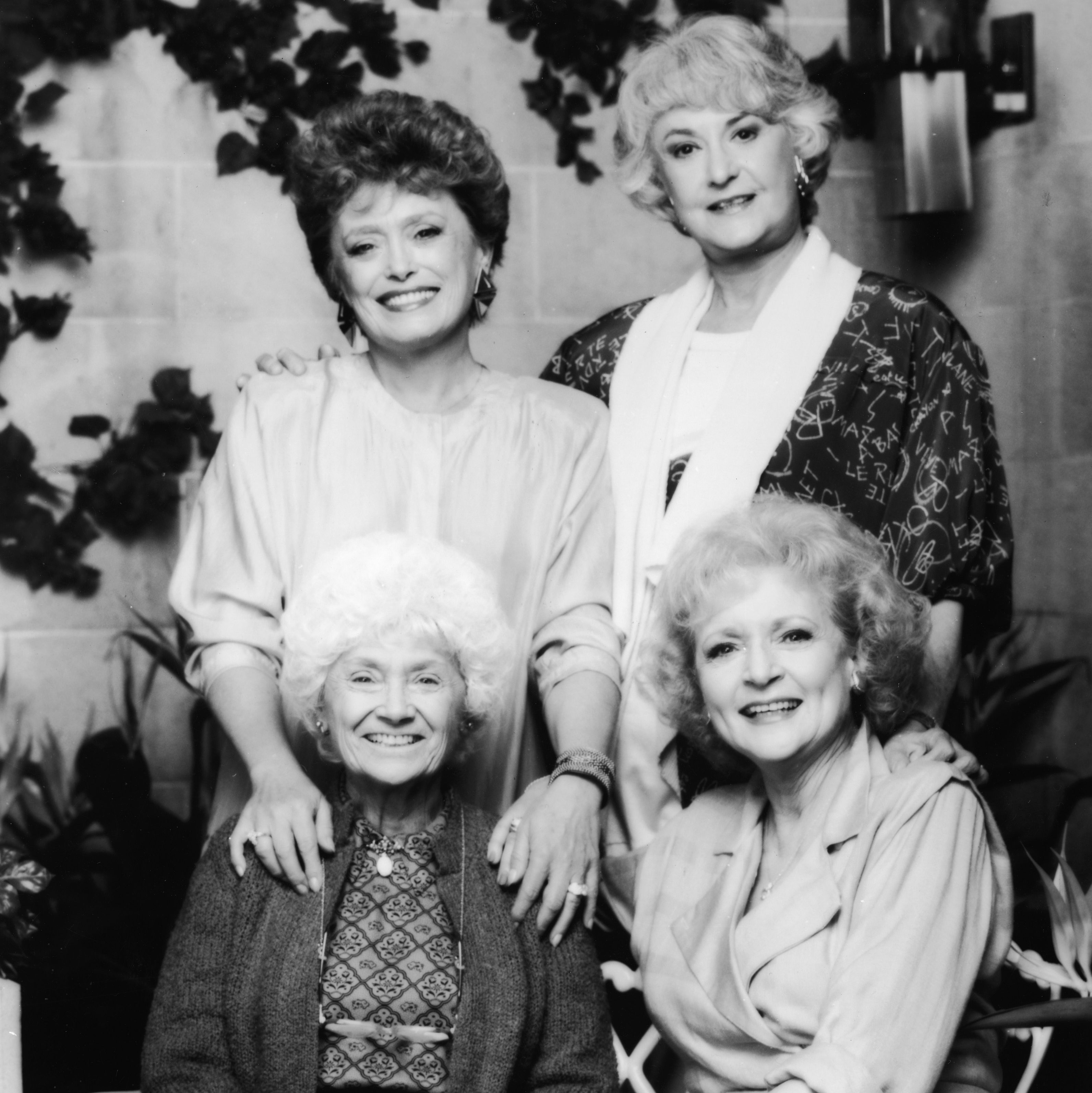 Portrait of the cast of The Golden Girls, 1985