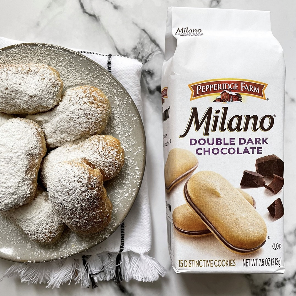 Double dark chocolate Milano cookies