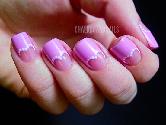 pink hearts with white outline