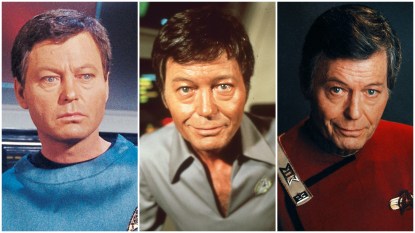DeForest Kelley, 1966, 1979 and 1989