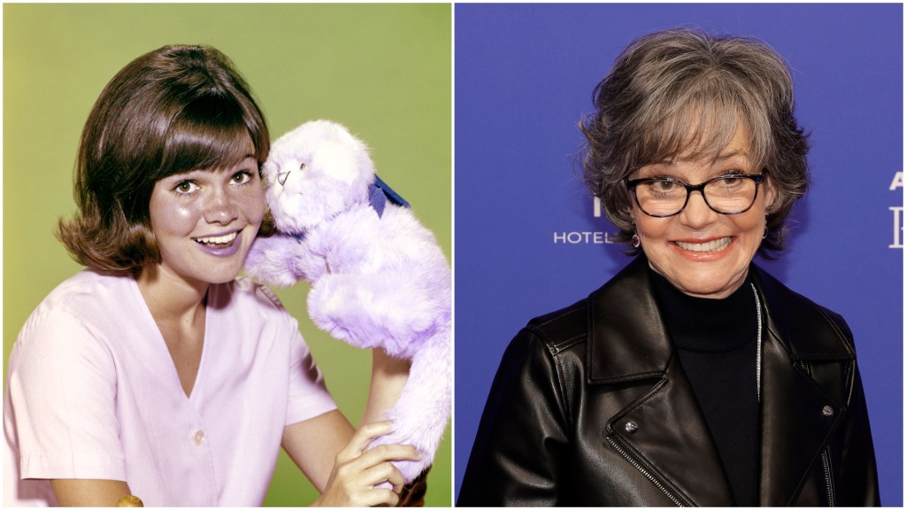 Sally Field,  then and now