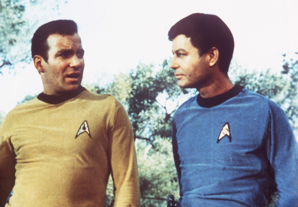 Kirk and McCoy on the original 'Star Trek'