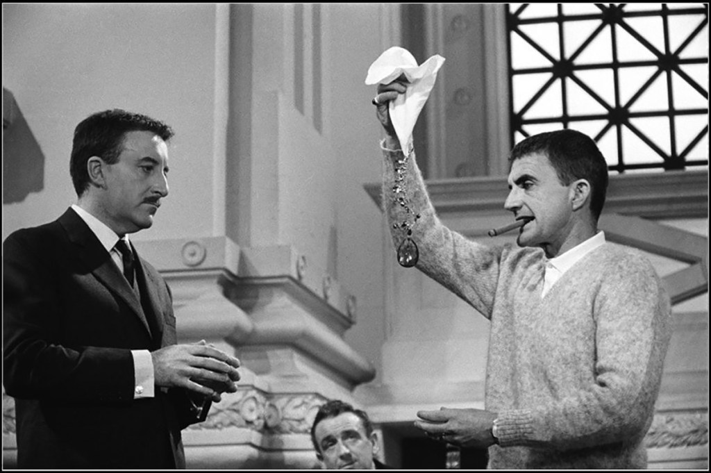 Peter Sellers and director Blake Edwards on 1963's The Pink Panther