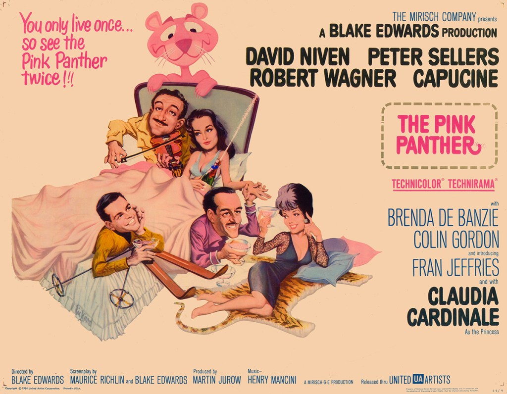 The Pink Panther movie poster, 1963