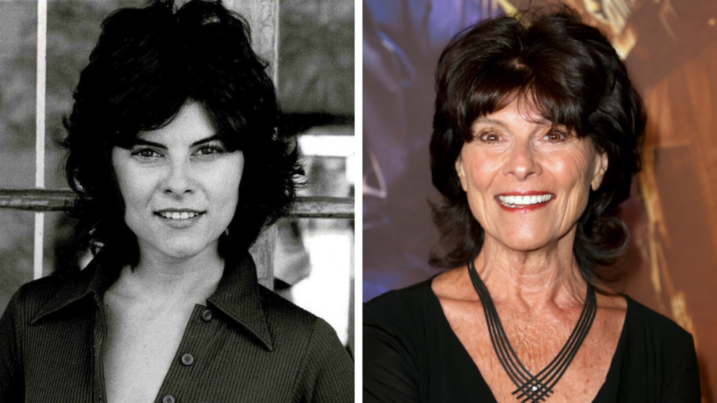Adrienne Barbeau Left: 1972; Right: 2021