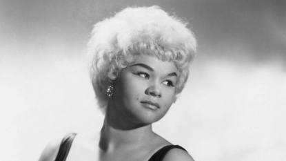 Etta James looking over shoulder; Etta James songs