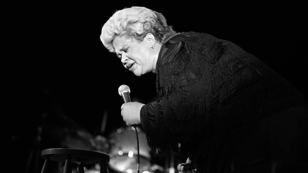 Etta James performing