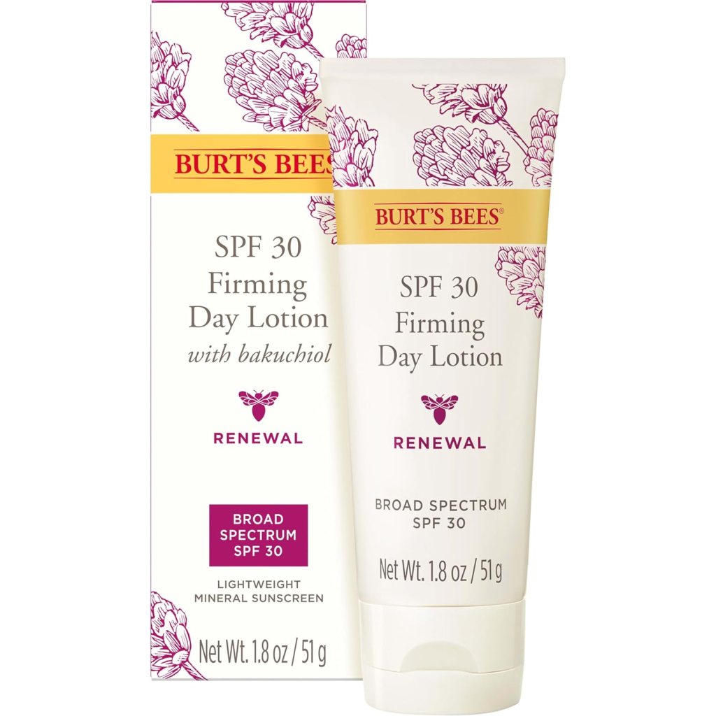 Burt's Bees Moisturizer with SPF, one of the celebrity favorite drugstore beauty products