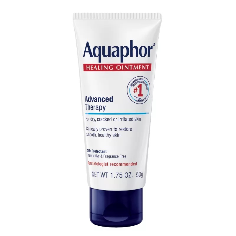 Aquaphor Healing Ointment, one of the celebrity favorite drugstore beauty products