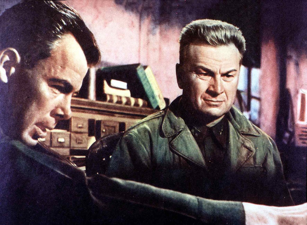 Lee Marin and Eddie Albert in 1944's Attack!