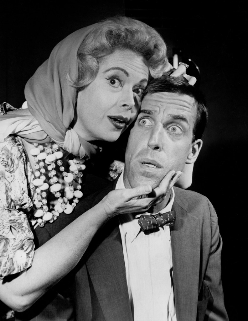 The actor with Audrey Meadows