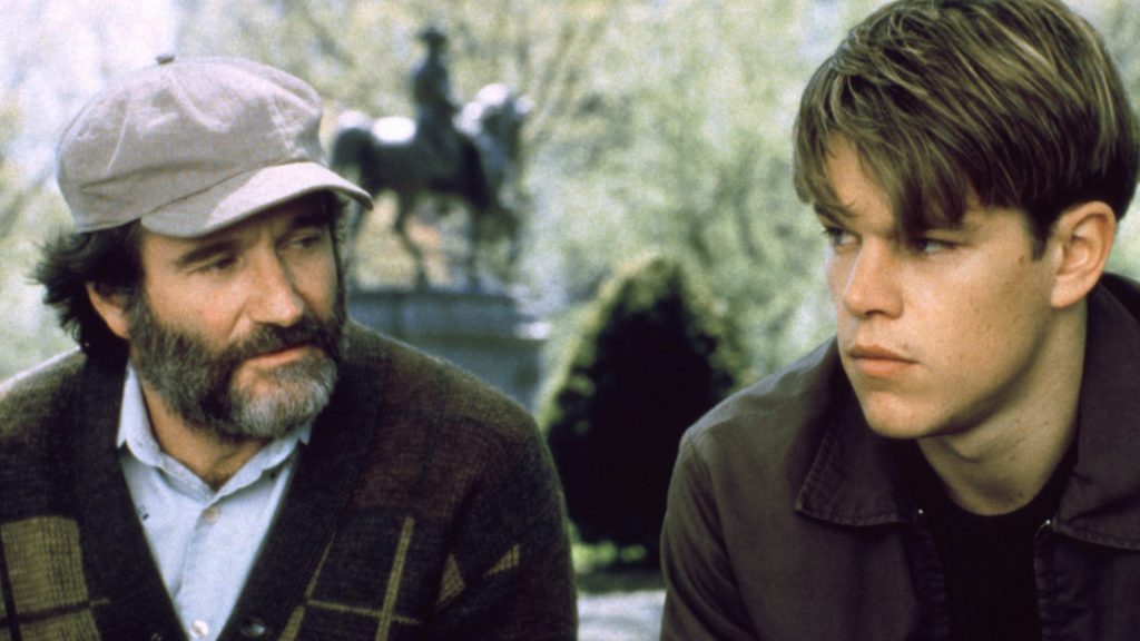 Matt Damon and Robin Williams, Good Will Hunting, 1997