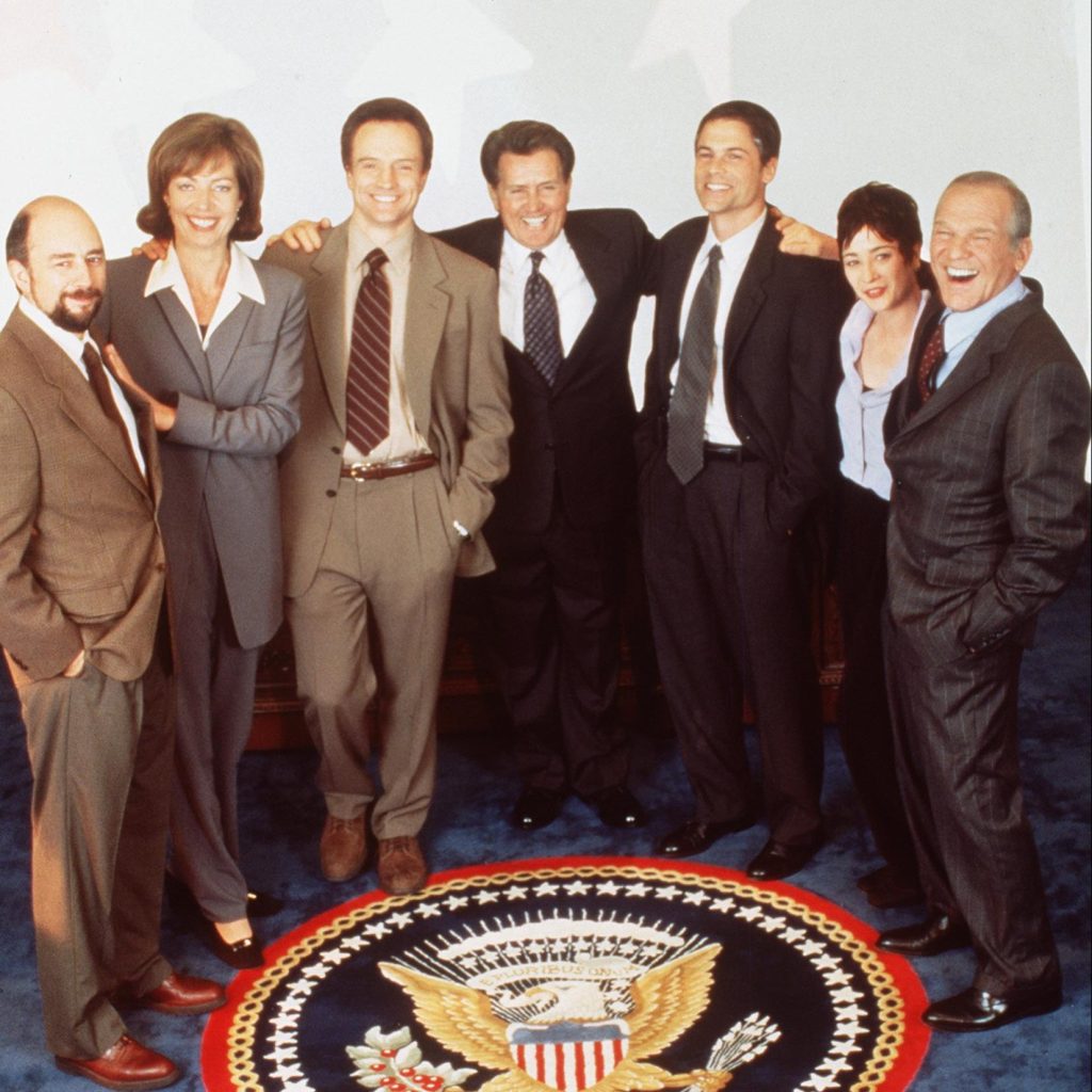 The West Wing cast, 1999
