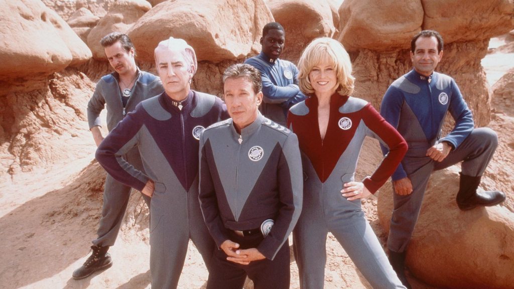 The cast of Galaxy Quest, 1999