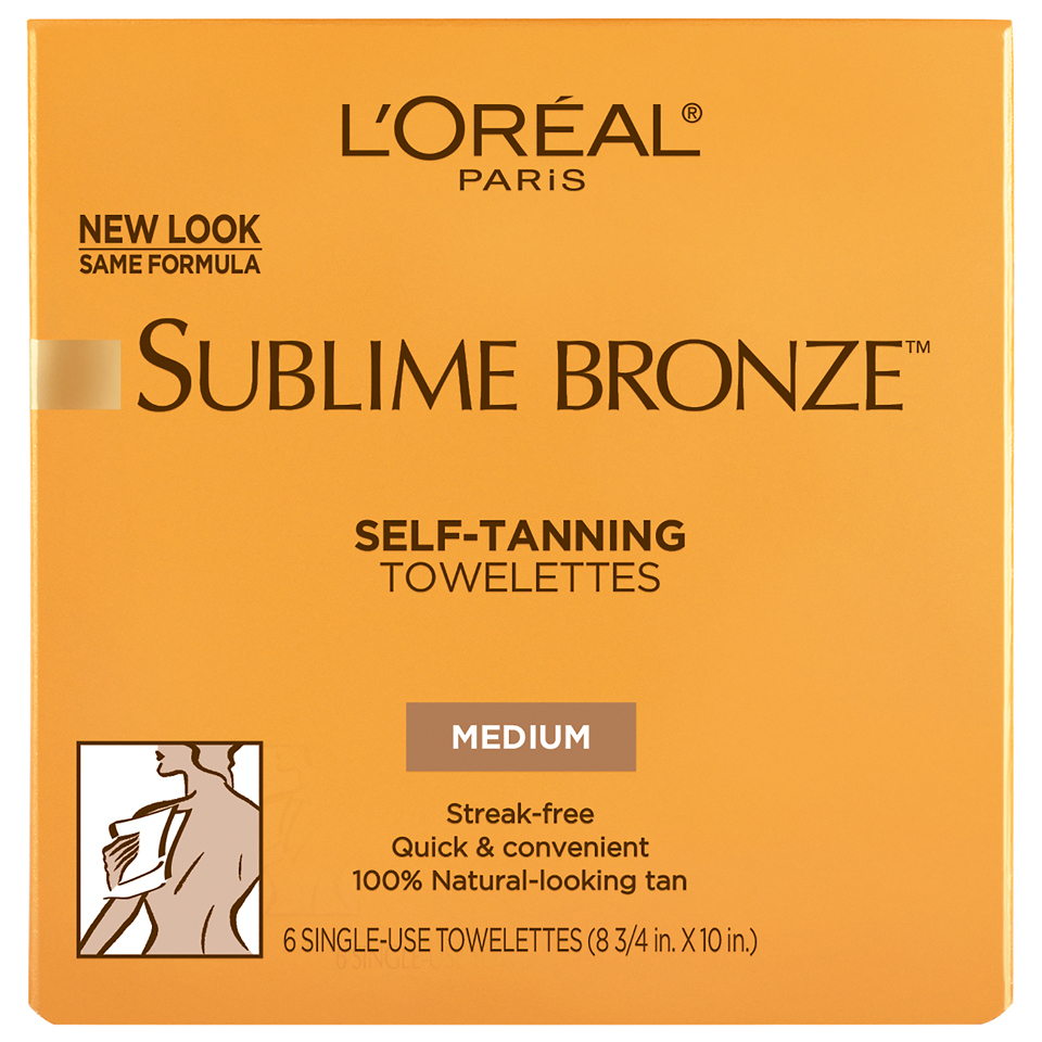 L'Oreal Paris Sublime Bronze Self-Tanning Towelettes, one of the celebrity favorite drugstore beauty products