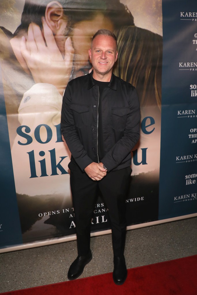 Matthew West on the red carpet at the "Someone Like You" premiere