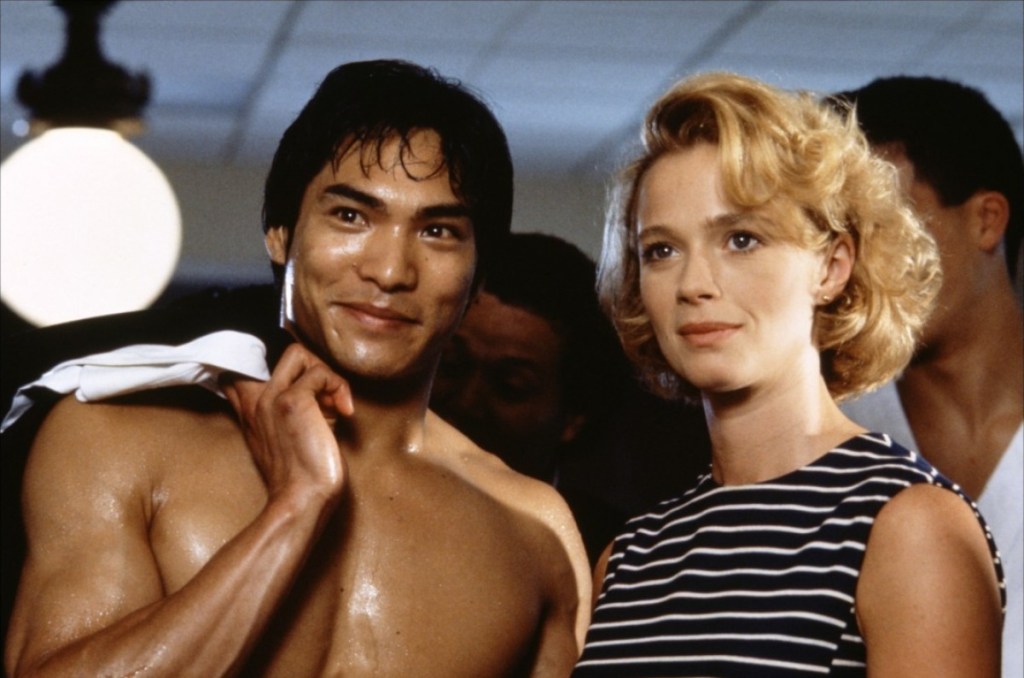 Jason Scott Lee and Lauren Holly in 1993's Dragon: The Bruce Lee Story
