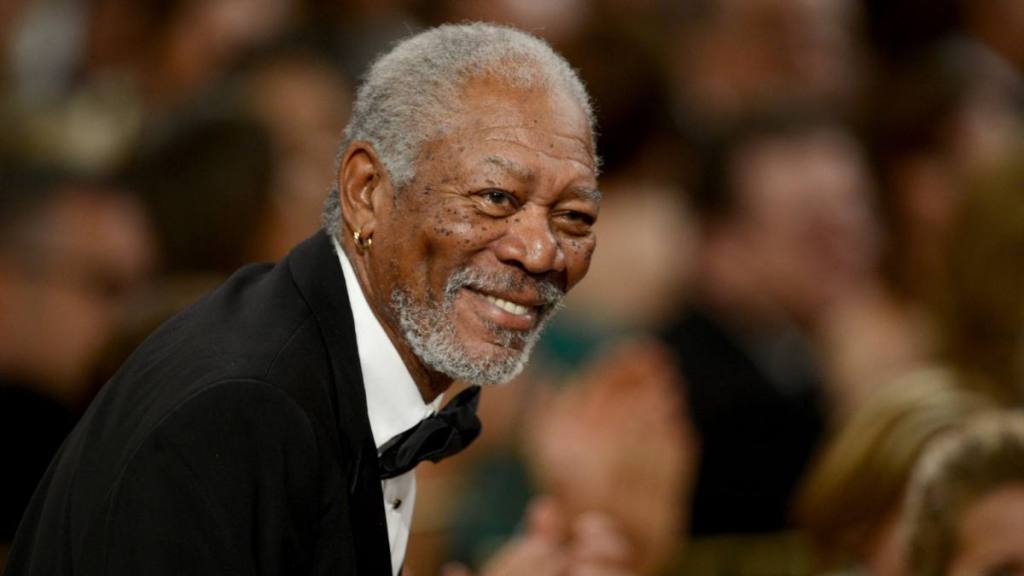 Morgan Freeman smiling