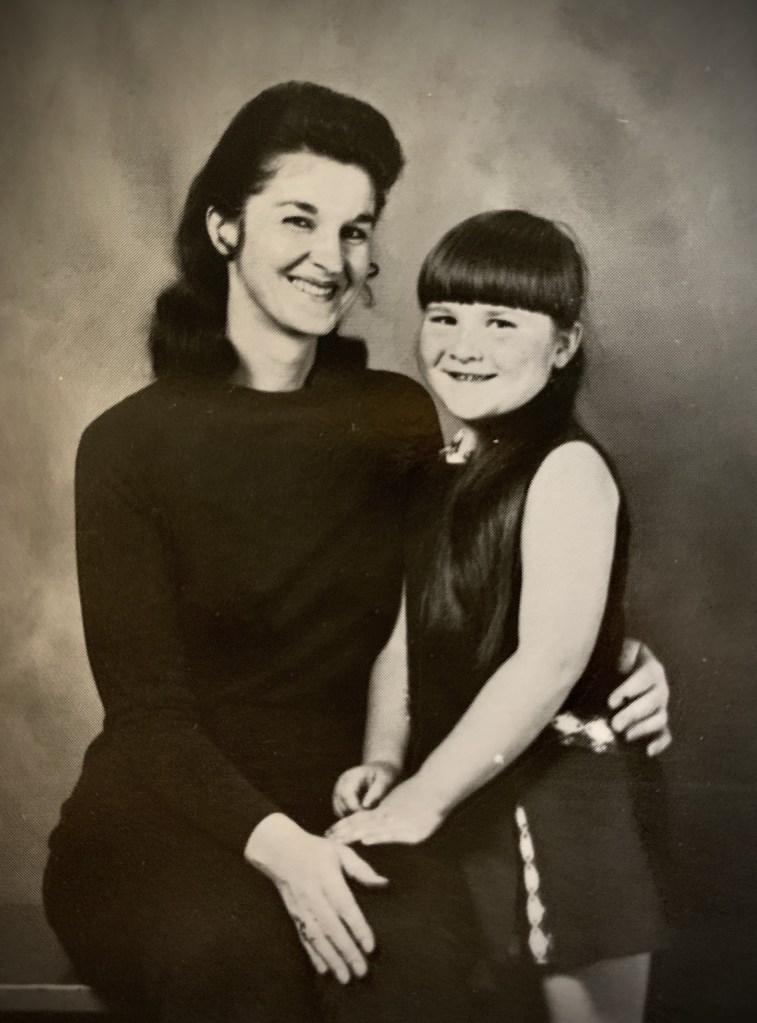 Richenda and her mother, Iona when she was a girl