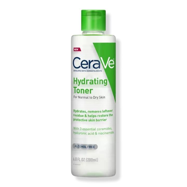 CeraVe Alcohol-Free Hydrating Toner, one of the best toners according to dermatologists
