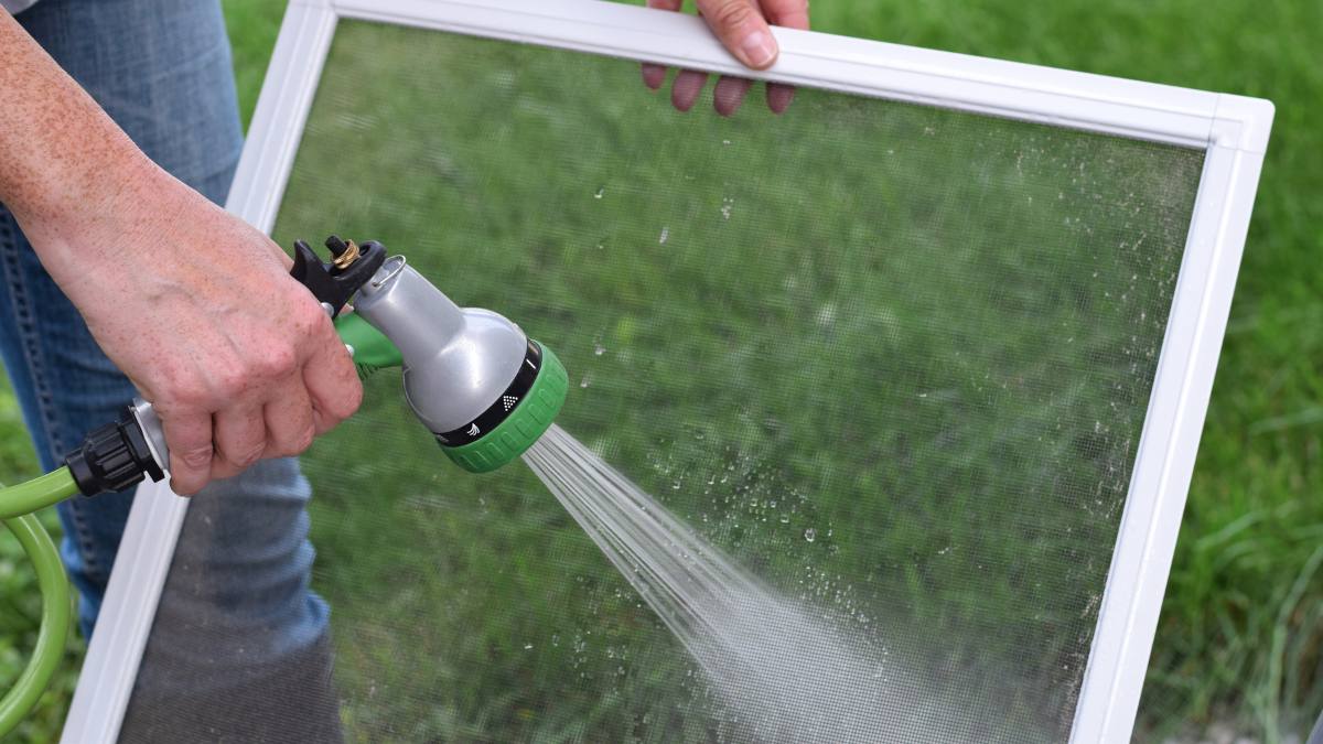 Clean Windows Through Screens