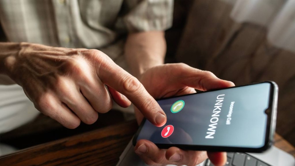 Phone call from an AI scam