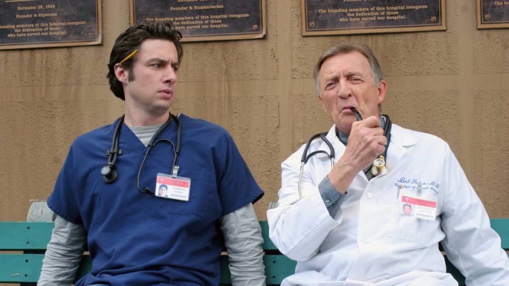 Two doctors sitting
