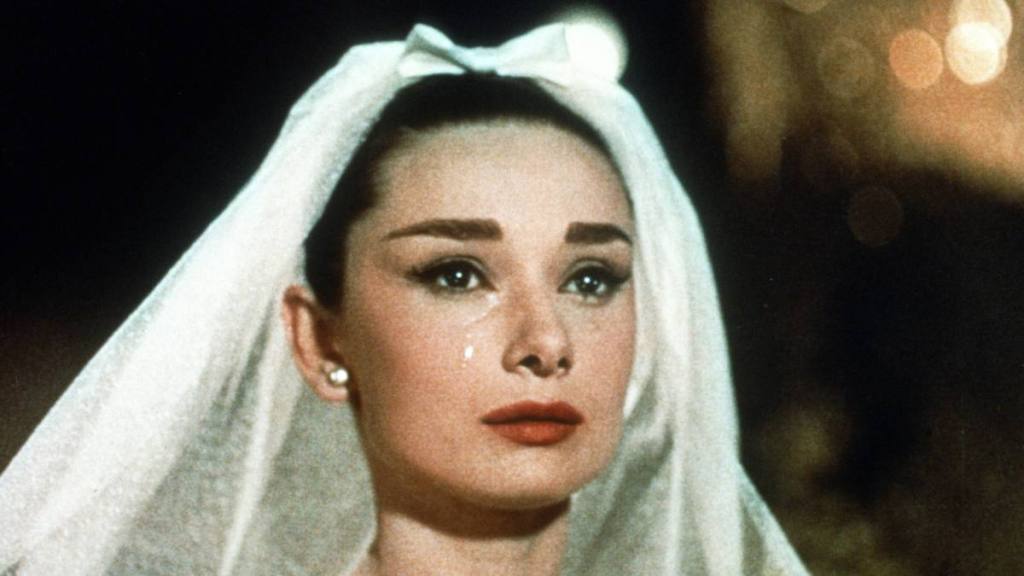 Audrey Hepburn on set in 1957 (funny face)