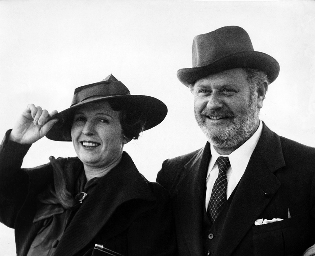 Alan Hale and wife Gretchen in 1936