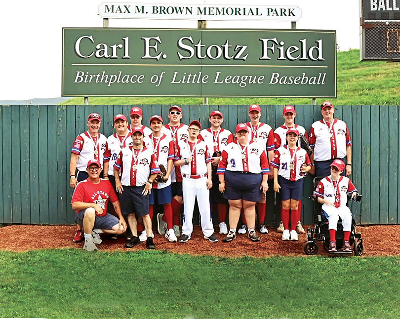The team warmed up fans at the 2023 Little League World Series