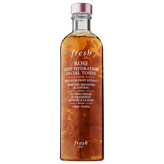 Fresh Rose & Hyaluronic Acid Deep Hydration Toner, one of the best toners according to dermatologists