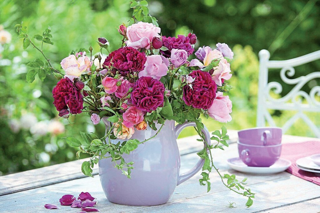 Mother's Day Ideas: Flowers In Pitcher Centerpiece