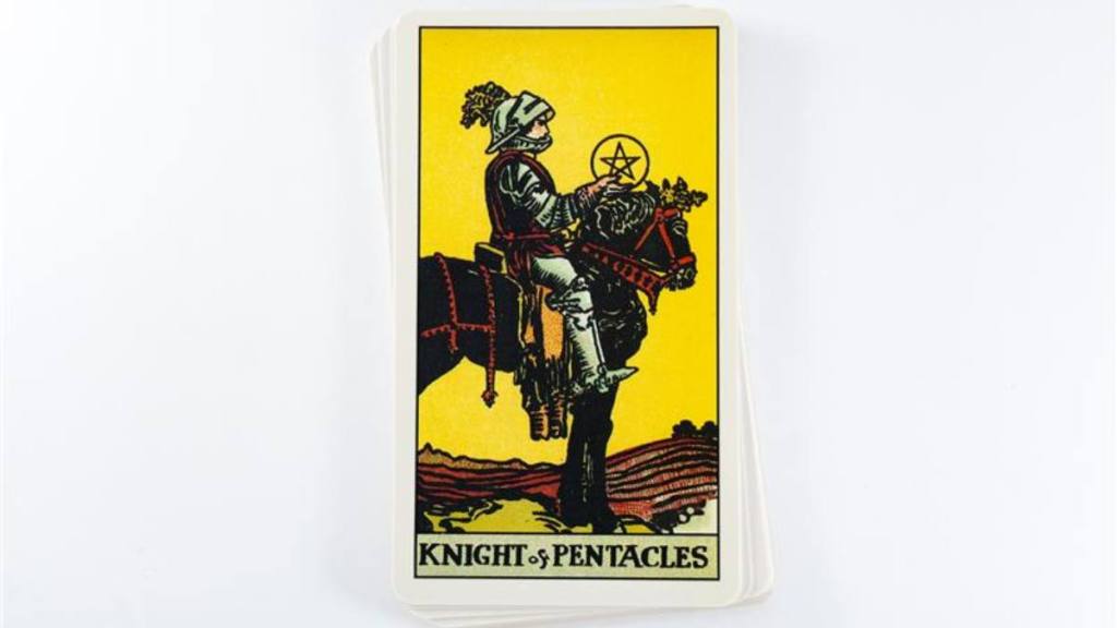 (career tarot spread) Knight of pentacles