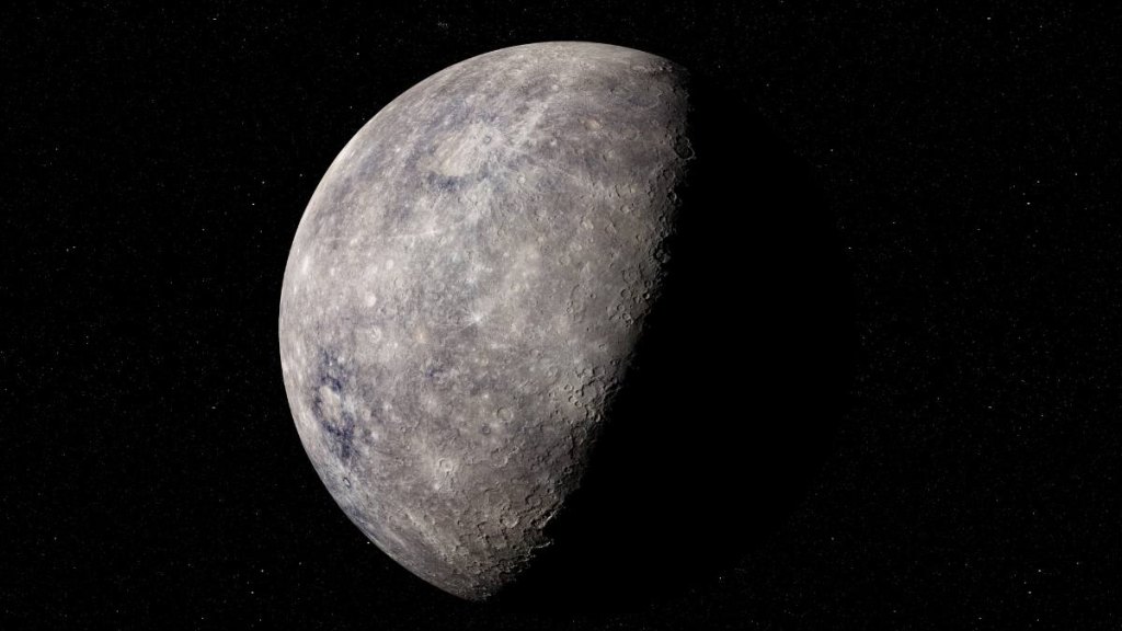 Mercury Retrograde Shadow: Illustration of Mercury.