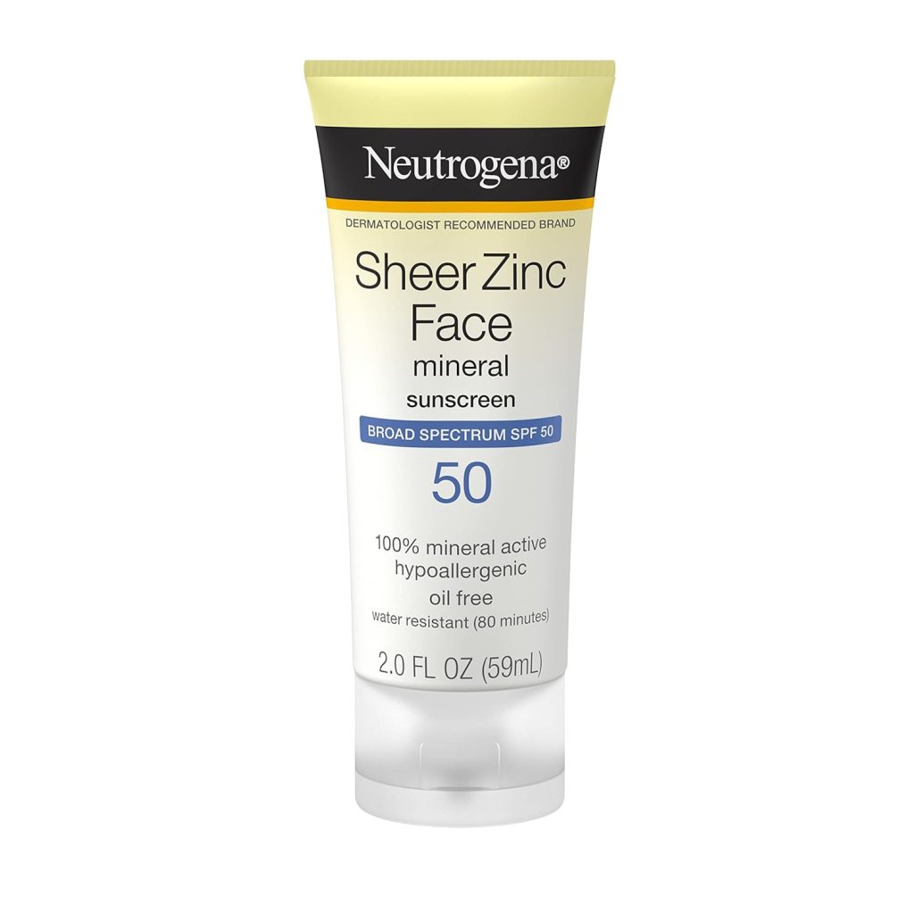 Neutrogena Sheer Zinc Oxide Dry Touch Face Sunscreen 