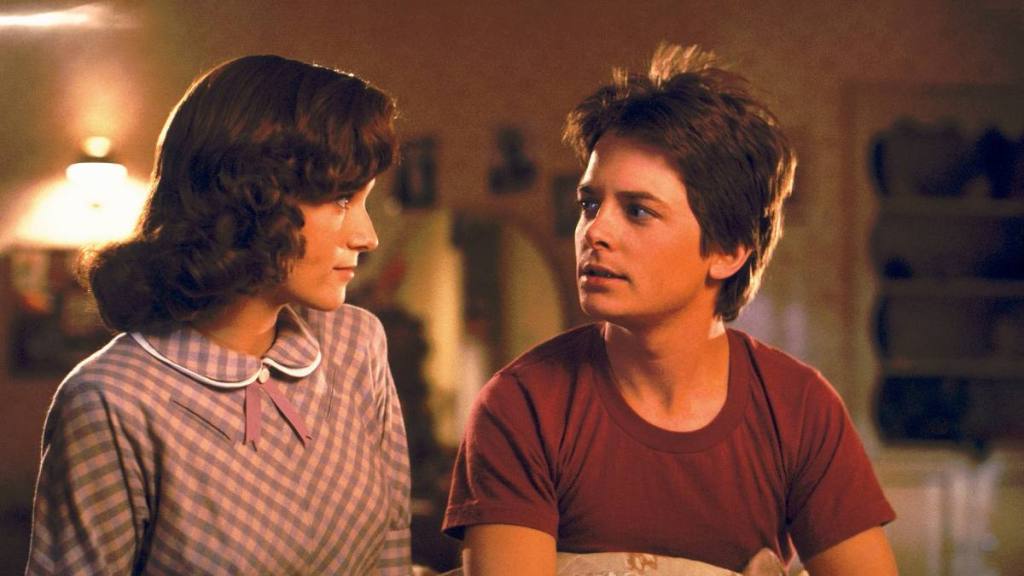 Michael J. Fox and Lea Thompson (1985)