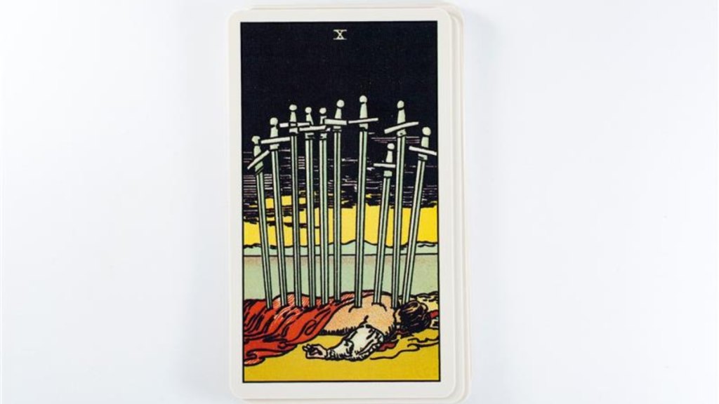 June 2024 tarotscope for Virgo: Ten of Swords
