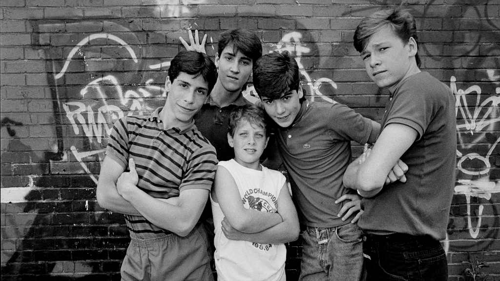 New Kids on the Block,  Danny Wood, Jordan Knight, Joey McIntyre,  Jonathan Knight and Donnie Wahlberg, 1985